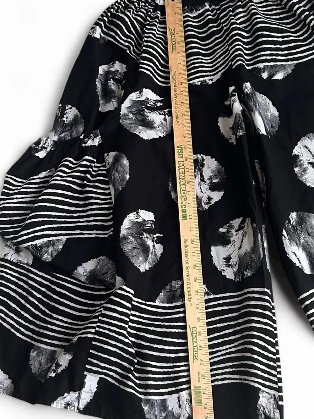 Look At Me Black & White Striped Baggy Wide-Leg Pants Big Pockets Elastic Waist